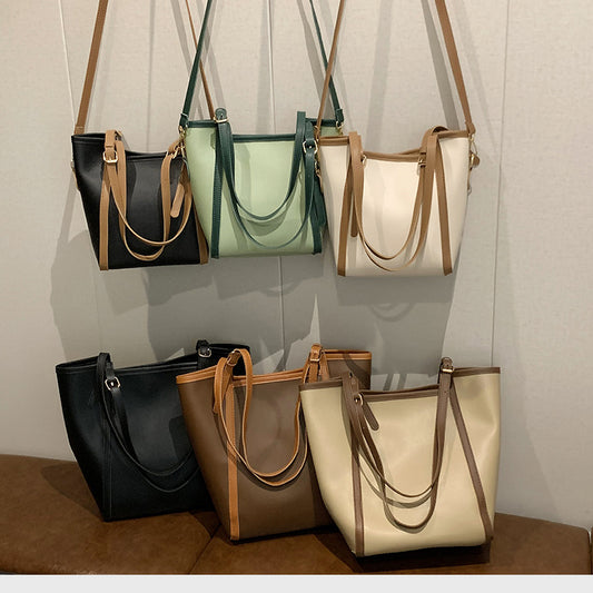 High-End Bucket Shoulder Bag