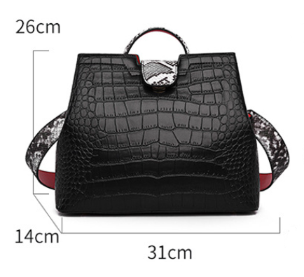 Crocodile Pattern Handbag