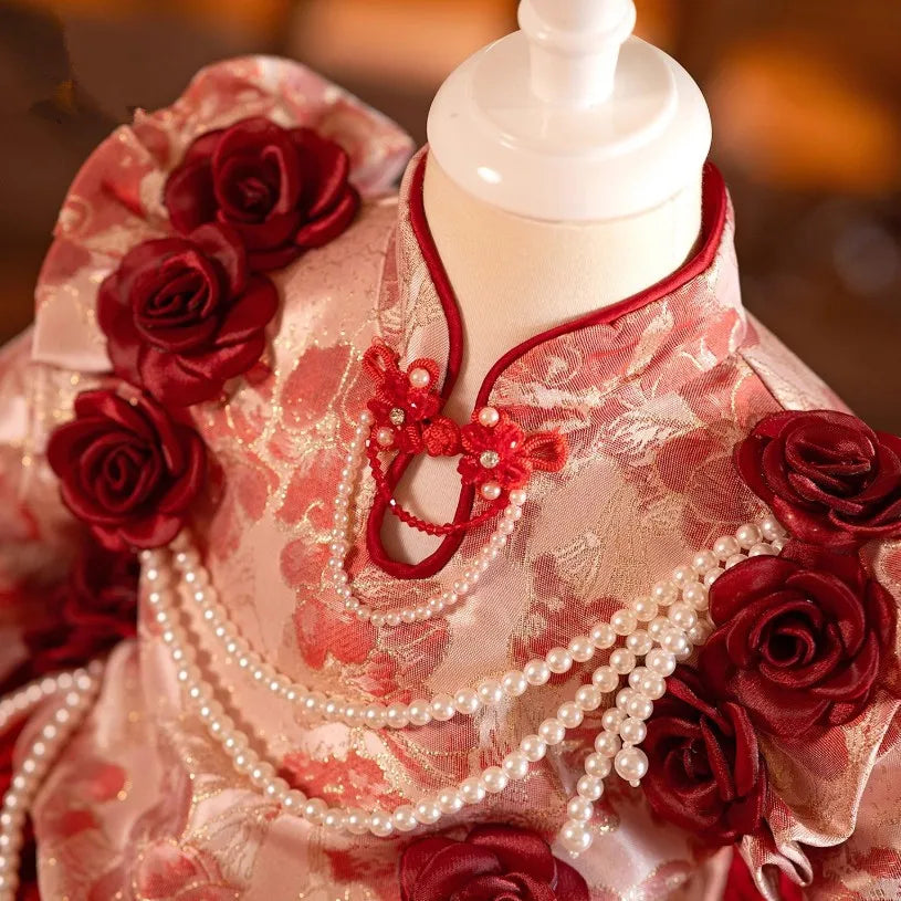 Ruby Peony Heritage Dress