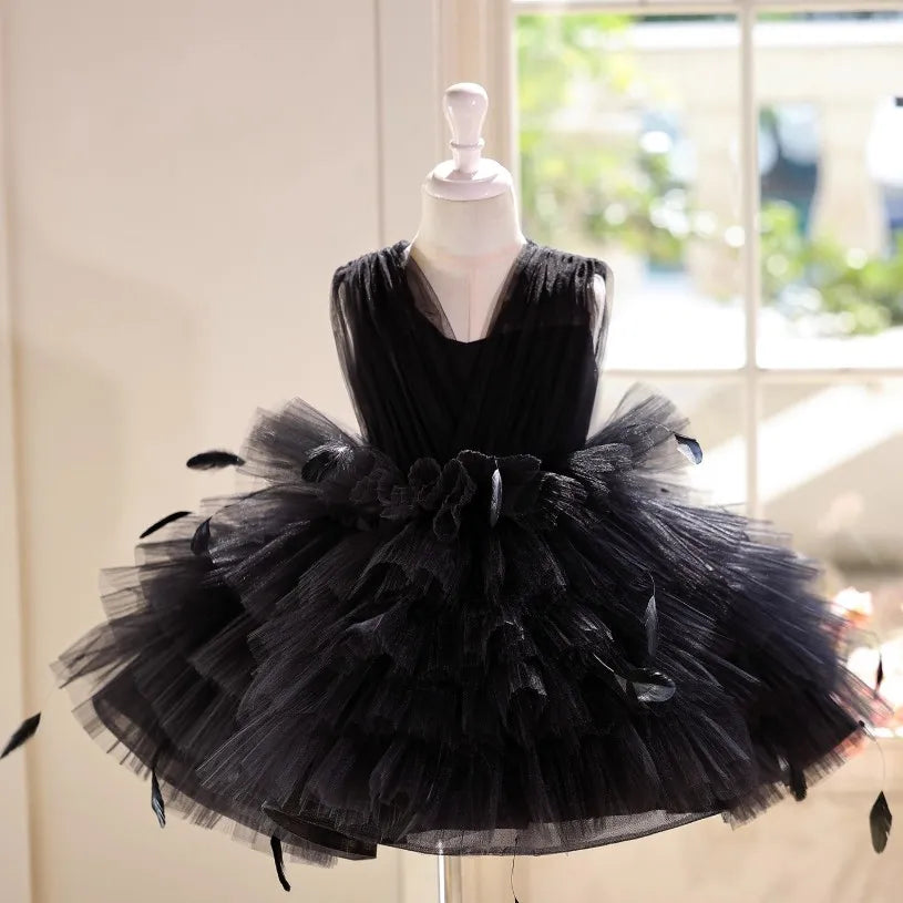 Midnight Swan Tulle Dress