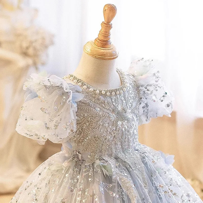 Moonlit Snowflake Princess Dress