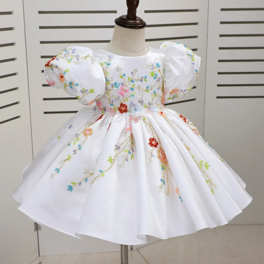 Rainbow Blossom Princess Gown