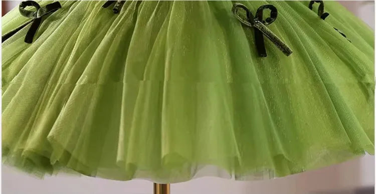 Emerald Butterfly Tutu Dress