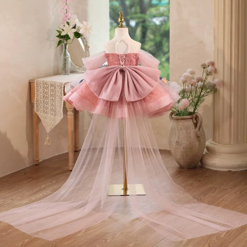 Rainbow Meadow High-Low Tutu Gown