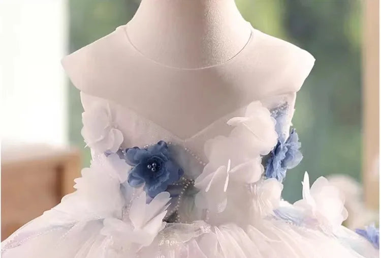 Bluebell Whisper High-Low Gown