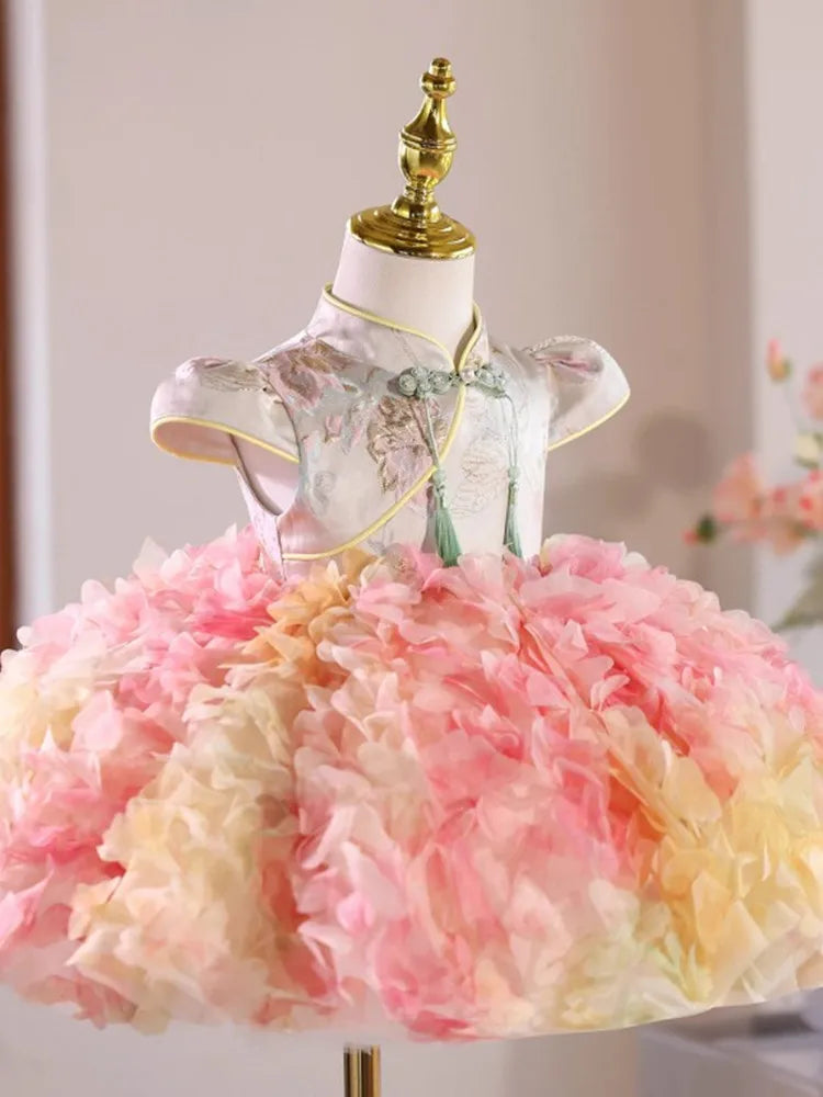 Peony Sunrise Cloud Gown