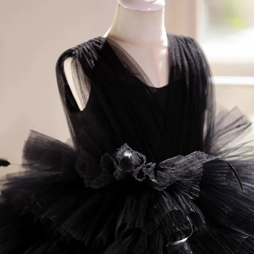 Midnight Swan Tulle Dress