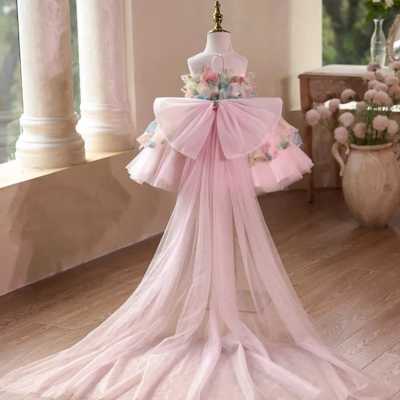Pastel Bloom Butterfly Princess Dress