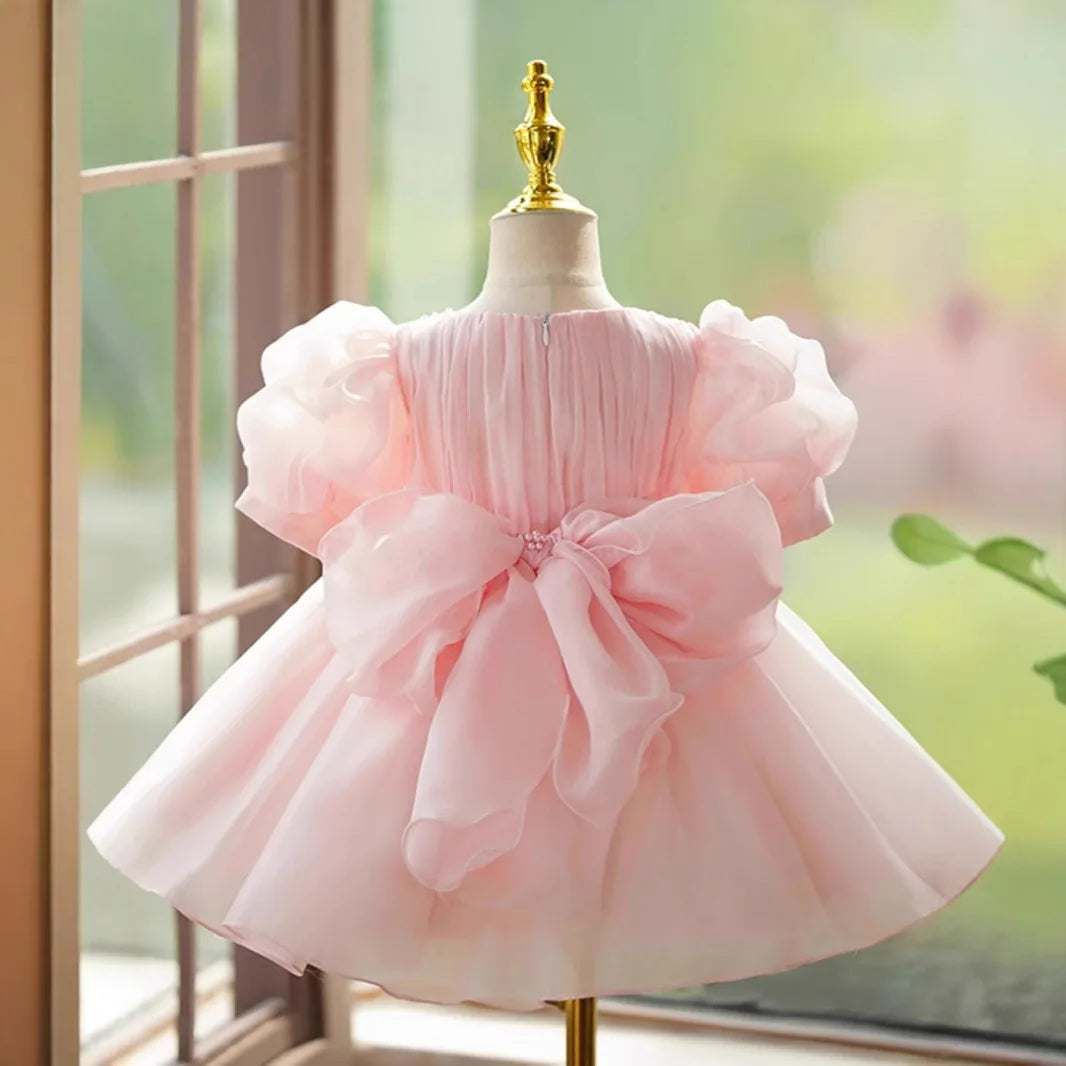 Blushing Pearl Tulle Dress