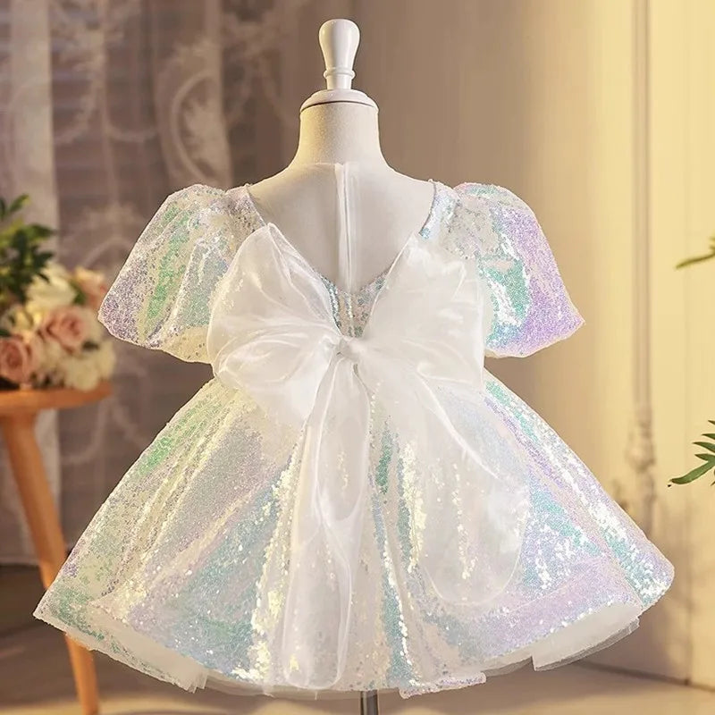 Iridescent Aurora Sequin Dress