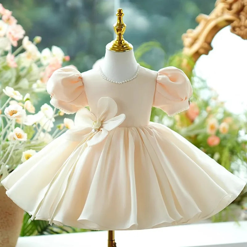 Champagne Blossom Party Dress