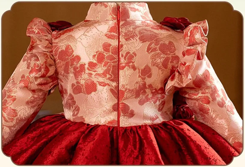 Ruby Peony Heritage Dress