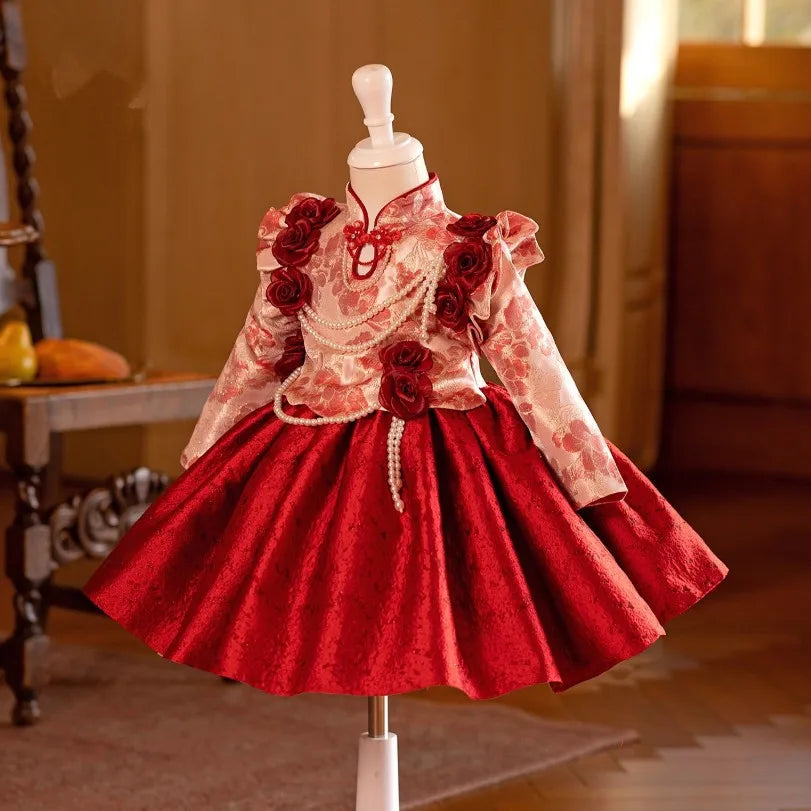 Ruby Peony Heritage Dress