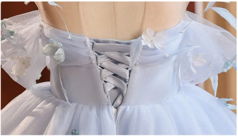 Sky Blue Butterfly Breeze Dress