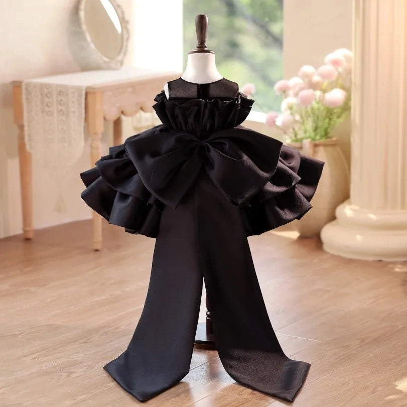 Midnight Ruffle Gala Dress