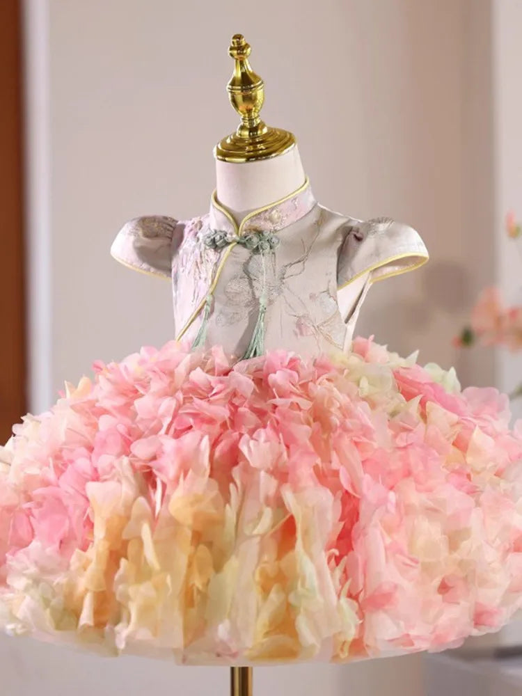 Peony Sunrise Cloud Gown