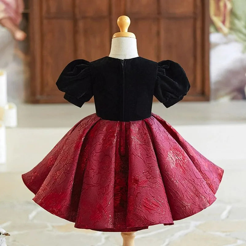 Crimson Noir Vintage Princess Dress