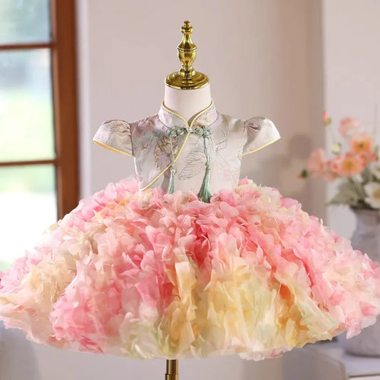 Peony Sunrise Cloud Gown