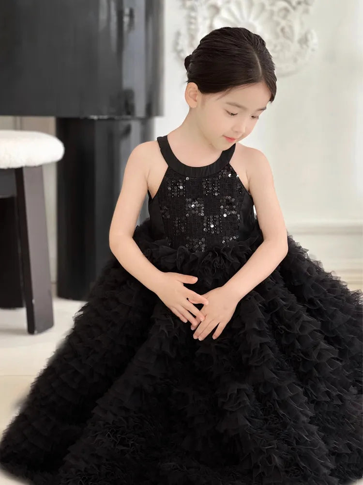 Pearl & Midnight Twirl Gown