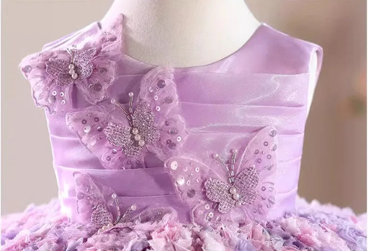Lavender Butterfly Blossom Dress