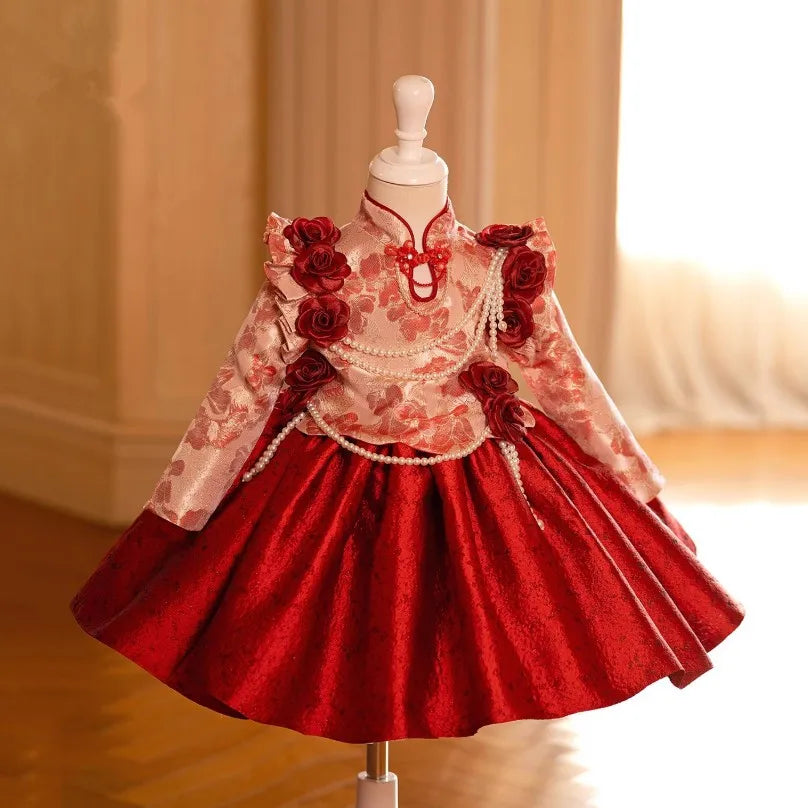 Ruby Peony Heritage Dress