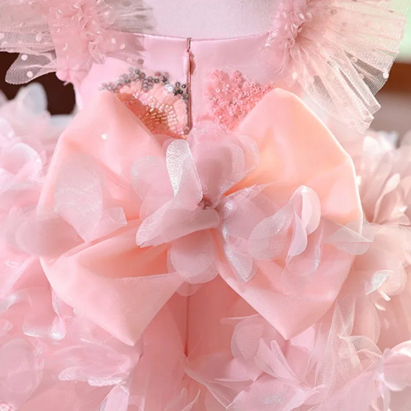 Pink Whisper Petal Tutu Dress