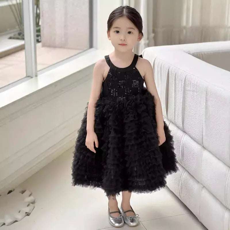 Pearl & Midnight Twirl Gown