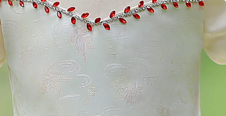 Ivory Pearl Blossom Dress