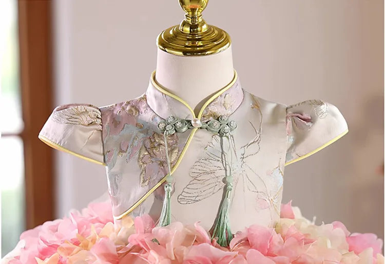 Peony Sunrise Cloud Gown