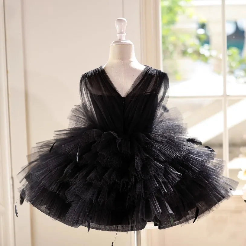 Midnight Swan Tulle Dress