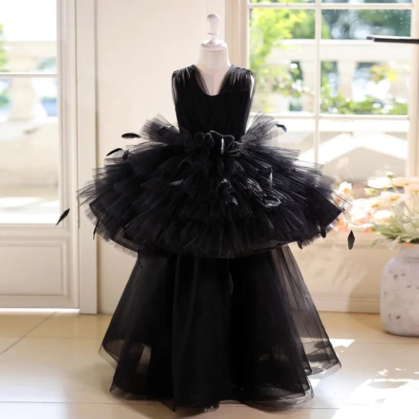 Midnight Swan Tulle Dress