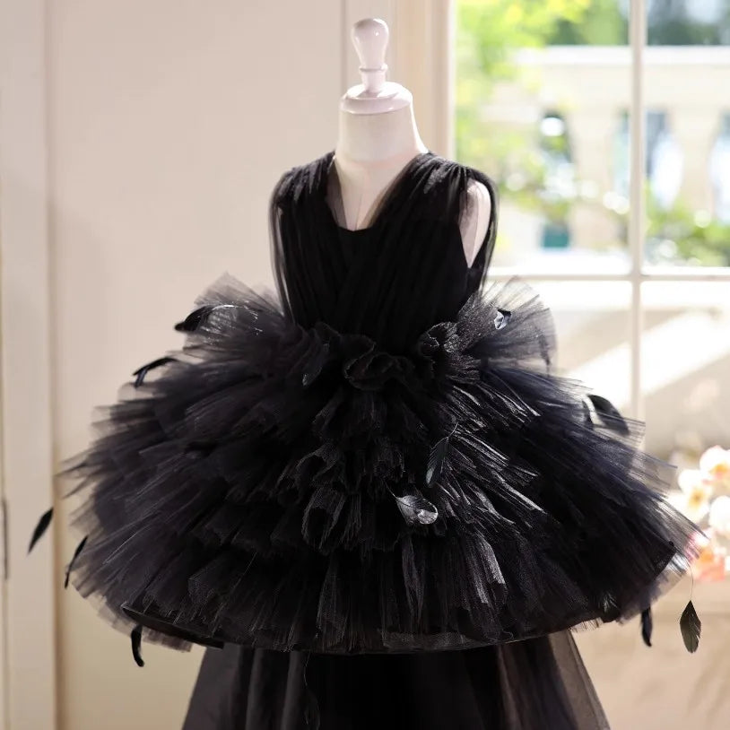 Midnight Swan Tulle Dress