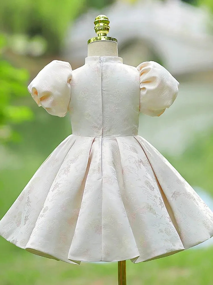 Ivory Pearl Blossom Dress