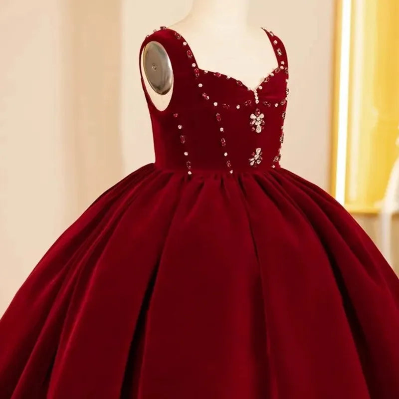 Burgundy Royale Ball Gown