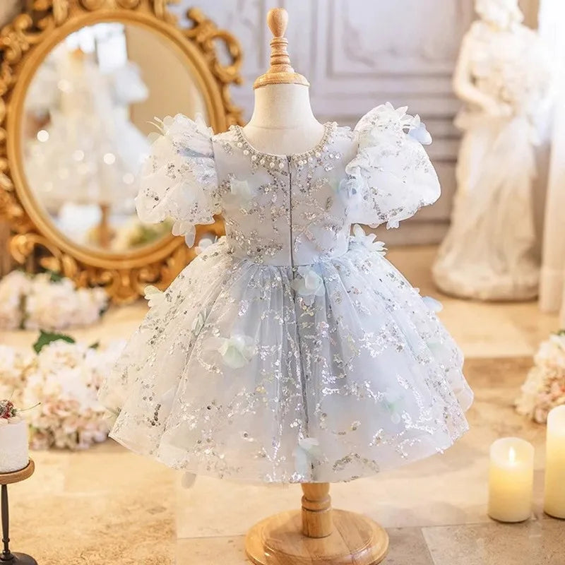 Moonlit Snowflake Princess Dress