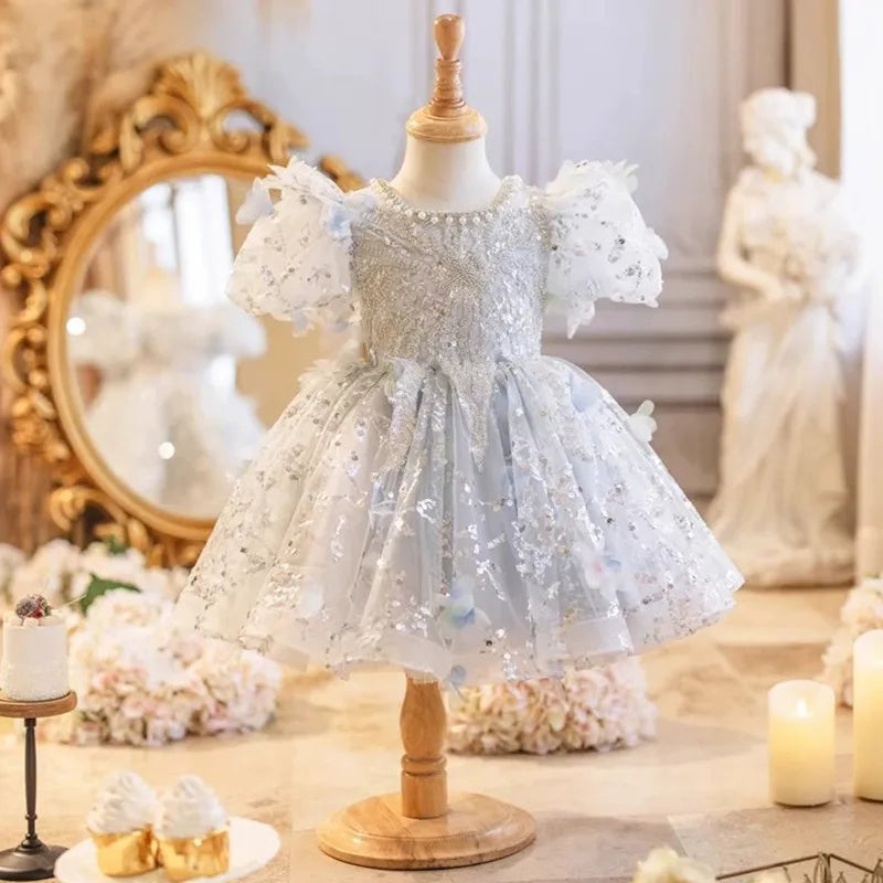 Moonlit Snowflake Princess Dress