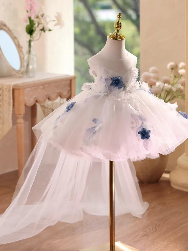 Bluebell Whisper High-Low Gown