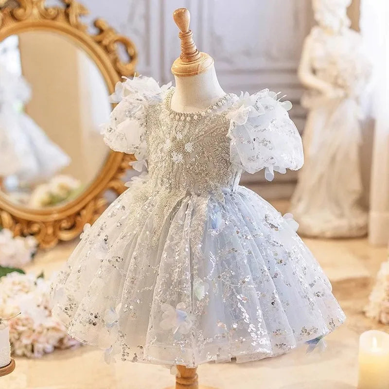 Moonlit Snowflake Princess Dress