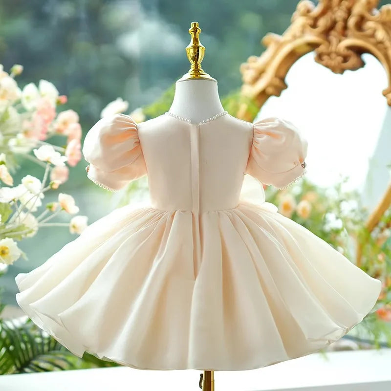 Champagne Blossom Party Dress
