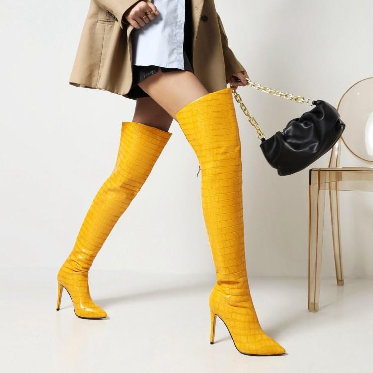 Over-the-Knee Stiletto Boots