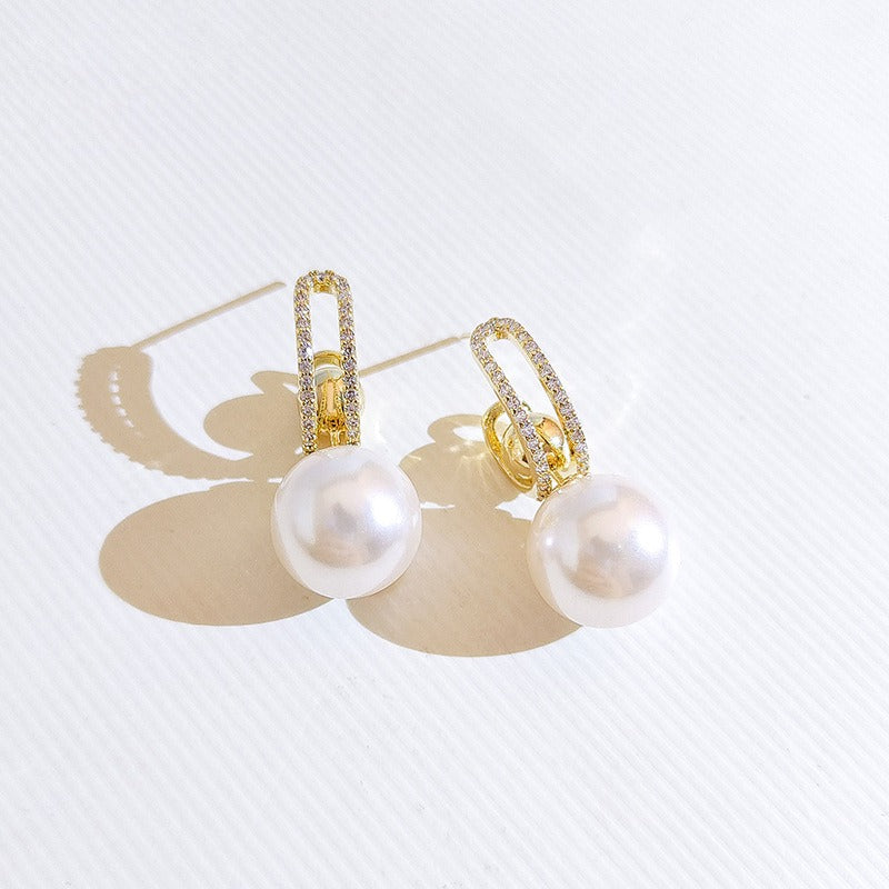 Luxury Korean Light Pearl Earrings