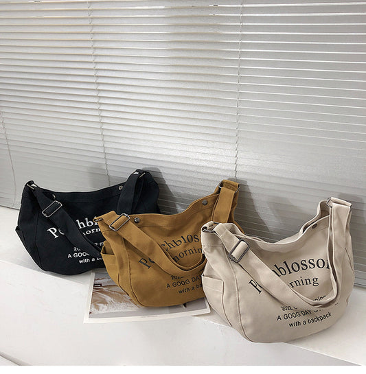 New Trendy Letter Canvas Bag