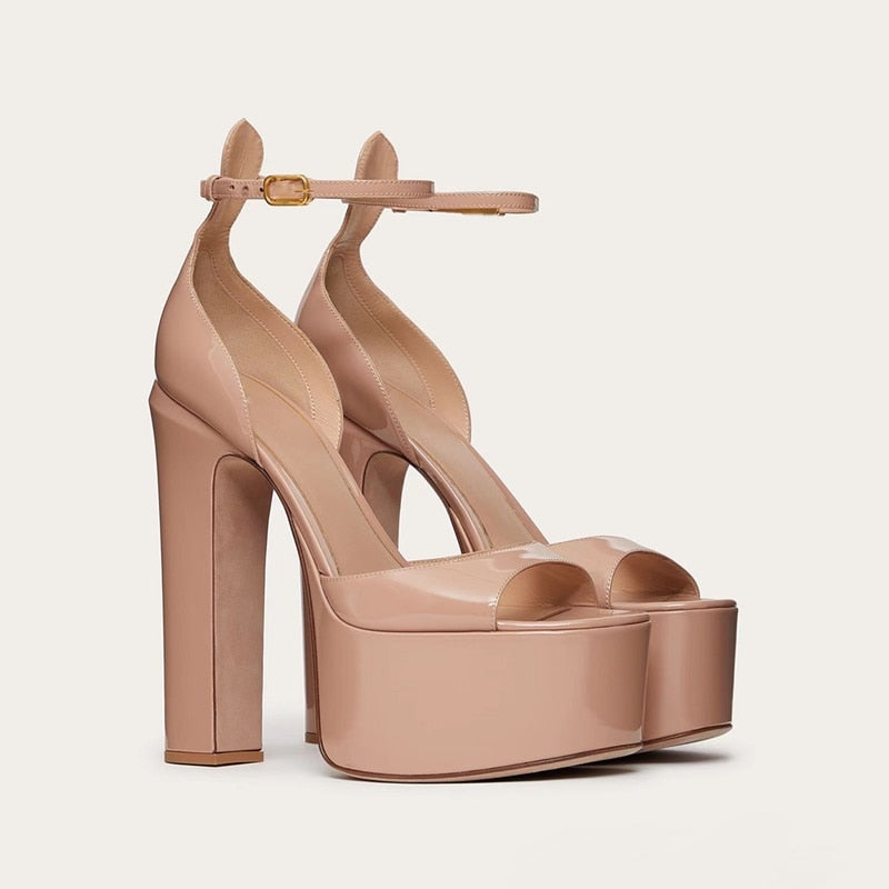 Ankle Strap Pointed Toe High Heels
