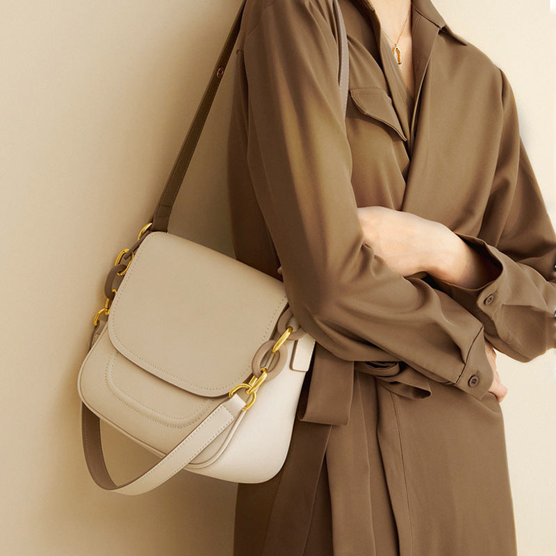 Leather Saddle Bag